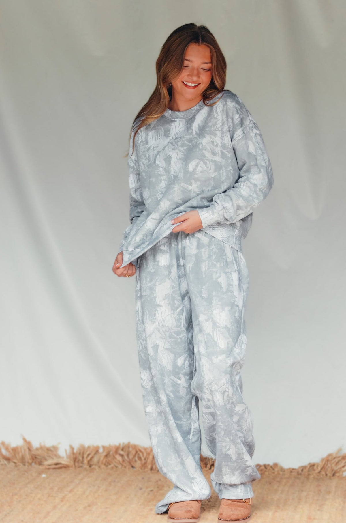 PREORDER ITEM (Estimated 11/10 ship date) White Wash Camo Sweatpants