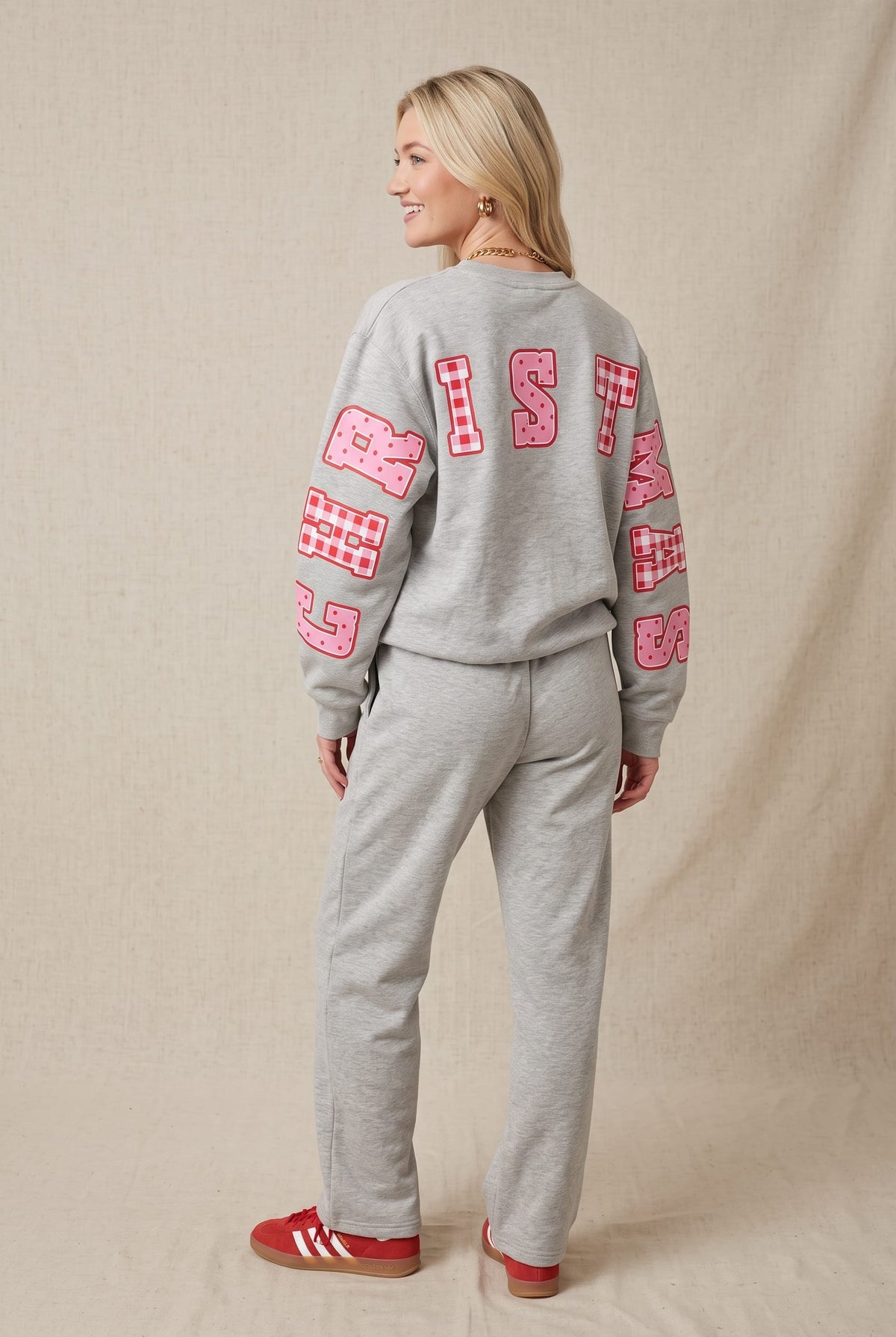 Merry Christmas Patch Sweatpants
