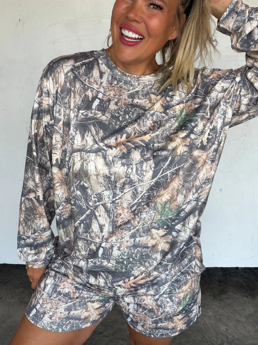 Cozy In Camo Lounge Set by Blakeley Preorder